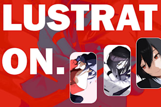 draw your custom character art into my artstyle
