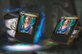 illustrate character art design card game board game design