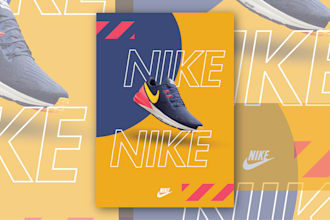 design product advertising poster