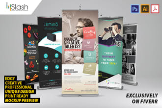 design roll up banners, billboards, yards or signage