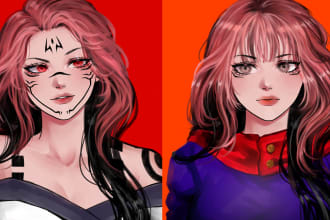 draw anime and manhwa characters