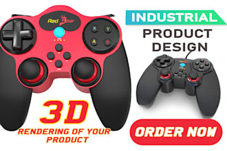 do 3d product modeling and realistic rendering