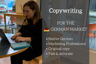 do copywriting in german