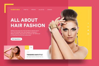 design beauty salons, barbershops, and spa makeup websites