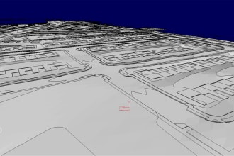 produce gps machine control model or earthwork takeoff