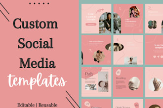 design custom canva instagram templates for a beautiful feed