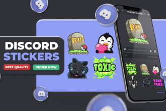 create custom discord sticker for nft art community