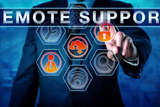 provide IT remote support services to your office, home