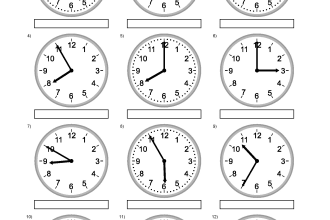 telling time book for kids math workbook
