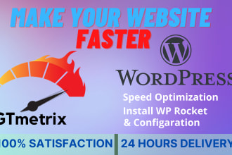 do wordpress speed optimization and improve page speed score