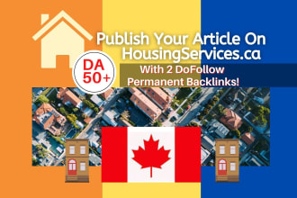 guest post on canadian housing real estate website with dofollow SEO backlinks