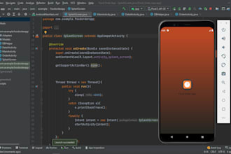 be your android app developer and android studio expert