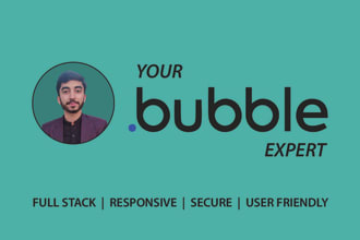 create responsive web app in bubble io