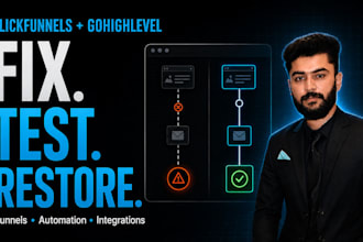 fix clickfunnels and gohighlevel funnel and automation issues