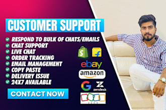 be your customer support and customer service representative