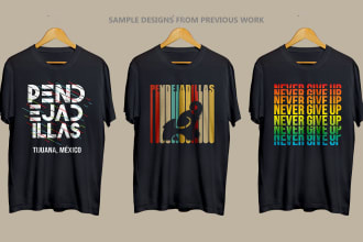 make awesome typography t shirt design within 12 hours