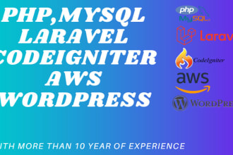 fix bugs, aws, php,  laravel, codeigniter, wordpress cloud ssl ai