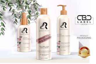 do your product label design, bottle and cbd label design