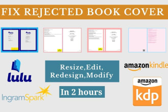 fix book cover, resize book cover, paperback book cover, hardcover book cover