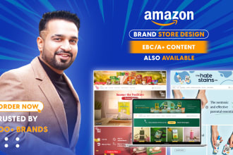 create and design amazon brand store page plus consultancy