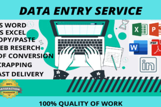 do perfect data entry, copy paste, web research
