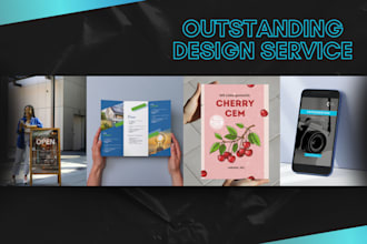 design a professional flyer, poster or postcard, no ai, human made