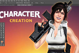 create unique character art