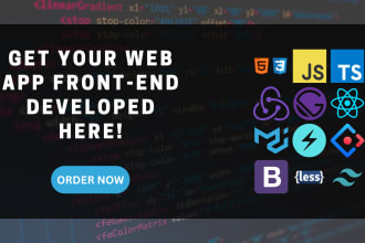 build your web app using react js, next js with ui libraries
