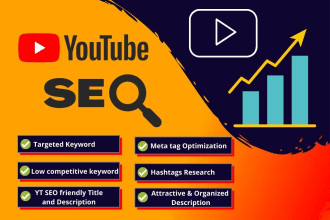 do best youtube channel SEO and video promotion