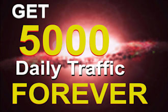 give you 5,000 daily traffic FOREVER