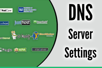 setup your dns settings on your server