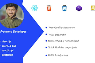 develop web and mobile apps using react js and react native