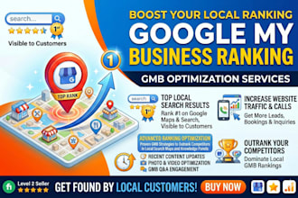 do local SEO, google maps ranking and gmb optimization