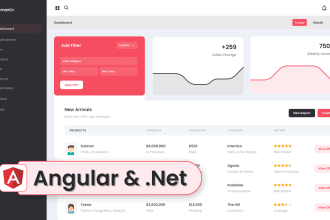 develop web app using angular with dot net core and asp net mvc, dotnet webapi