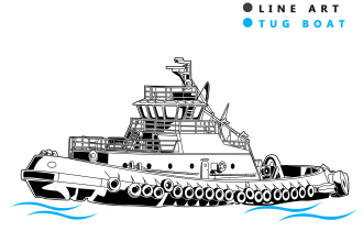 draw vector line art from your boat, yacht, or any ship