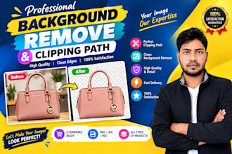 do clipping path or background remove for any file