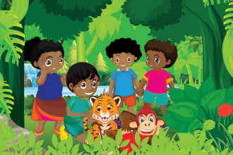 children book illustration and kids book illustrator children book cover