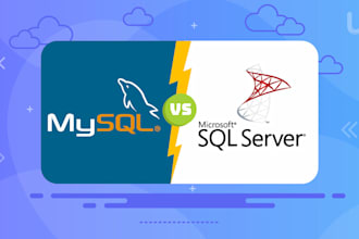 develop sql server, mysql database, erd, queries and stored procedures