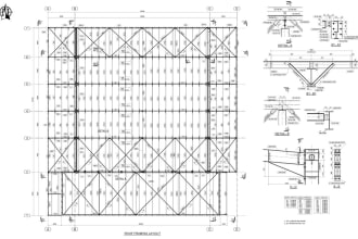 draw architectural and structural shop drawings
