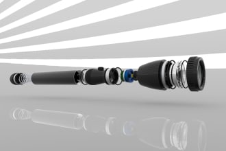 do 3d cad modeling, rendering and 2d drawings