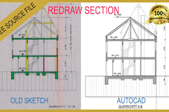 do section in autocad