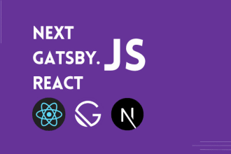 develop websites on gatsby react next
