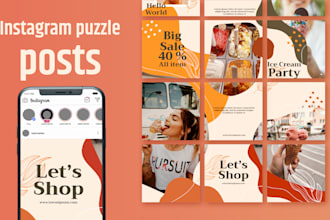 a fully custom designed social media kit
