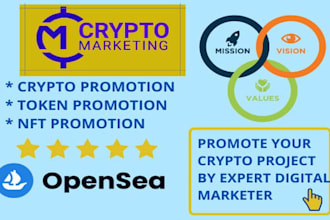 promote crypto, telegram,crypto blockchain project marketing