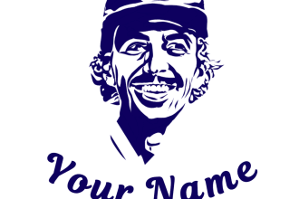draw amazing vector silhouette,stencil of your portrait