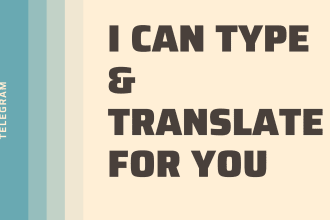 do for you hindi , english and punjabi typing and also i can translate