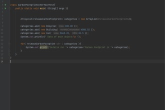 make best java oop assignments, projects