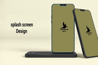 design modern app icon and splash screen