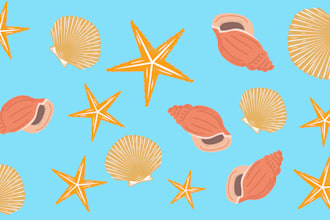create a sea pattern design