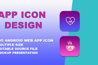 design app icon android ios web icons and splash screen